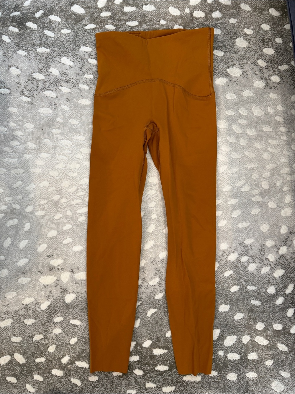 SPANX High-Waist Leggings in Rust Brown